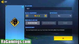 COD Mobile Clan Create