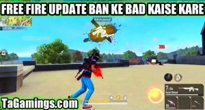 free fire ban ke bad update kaise kare