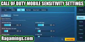 Best Sensitivity Settings For COD MOBILE