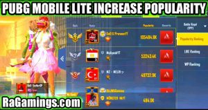 Increase popularity in PUBG Mobile lite