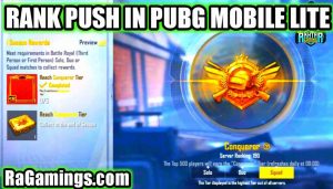 Pubg mobile lite me Rank push kaise kare