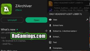 Extract Your Zip Config file