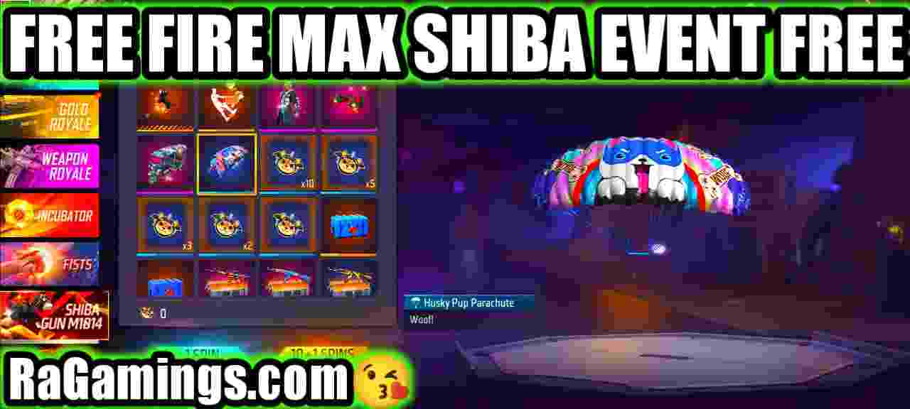 Free Fire Max First Shiba Gun Event Free