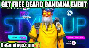 Get free Beard X Bandana in Free Fire max