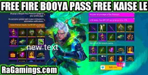 Free Fire me Booya Pass Free kaise le